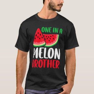 Camiseta Um Em Uma Família Melon Brother Watermelon