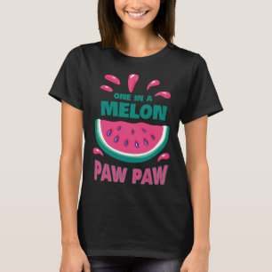 Camiseta Um Em Uma Família Melon Paw Watermelon