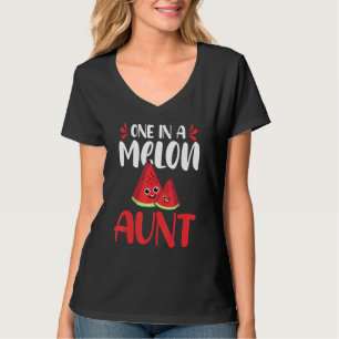 Camiseta Um Em Uma Família Melon Tia Watermelon