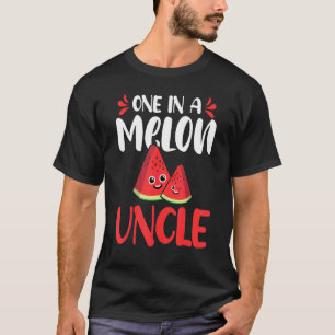 Camiseta Um Em Uma Família Melon Tio Watermelon Corresponde