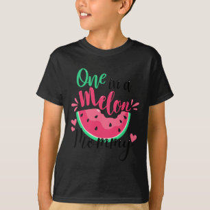 Camiseta Um Em Uma Matchin De Festa de aniversário De Melão