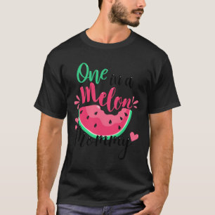 Camiseta Um Em Uma Matchin De Festa de aniversário De Melão