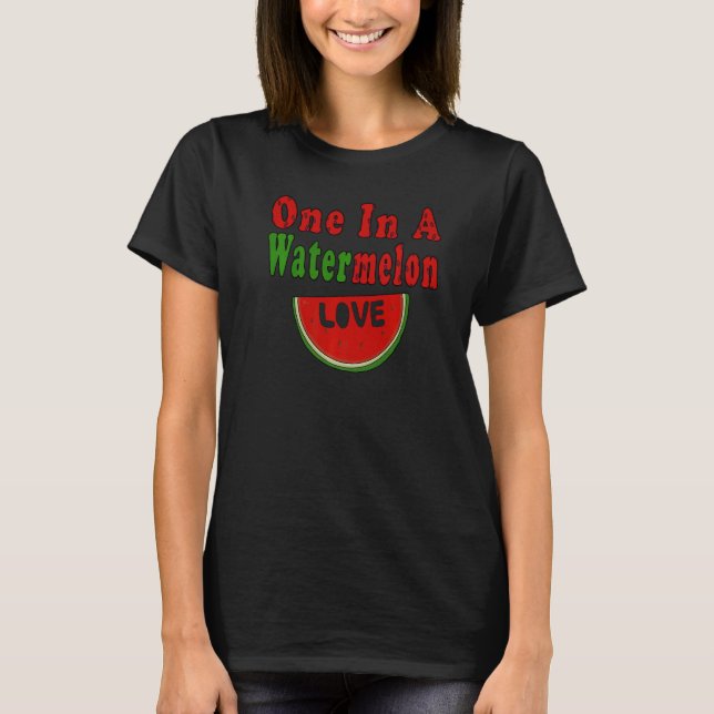 Camiseta Um Em Uma Melancia Adorava Melon Sommer (Frente)