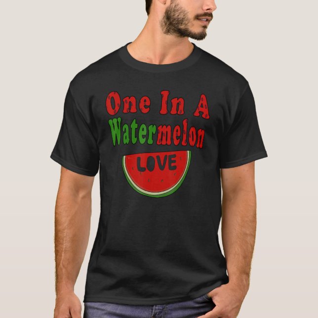 Camiseta Um Em Uma Melancia Adorava Melon Sommer (Frente)