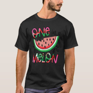 Camiseta Um Em Uma Melancia Amor Verão Dizendo Alô Sumário