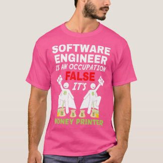 Camiseta Um Engenheiro de Software pode ganhar dinheiro
