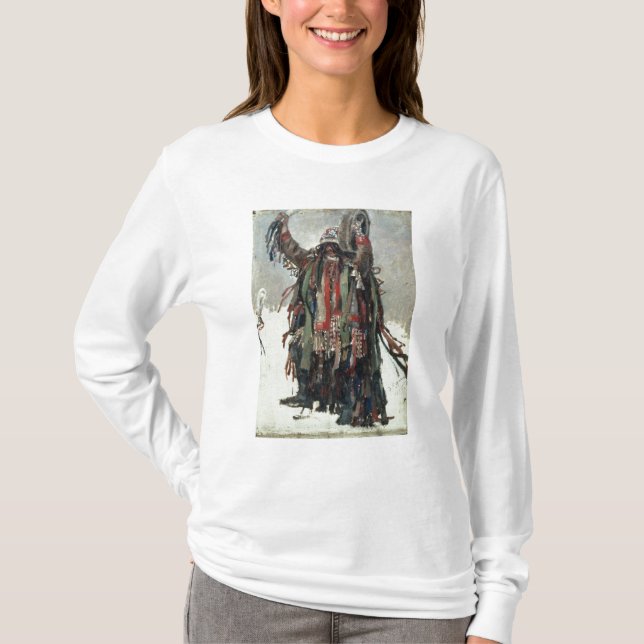 Camiseta Um esboço do Shaman para Yermak (Frente)