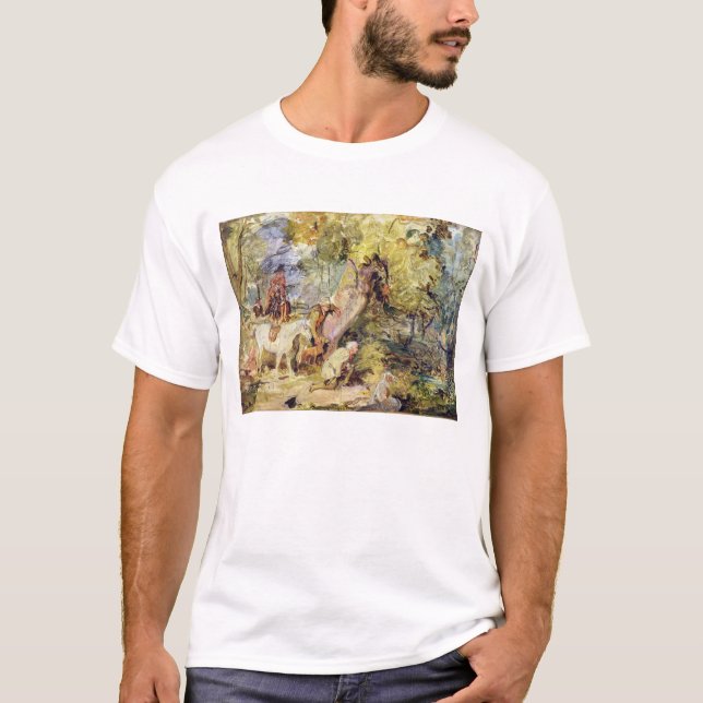 Camiseta Um esboço para as "guardas florestais que (Frente)