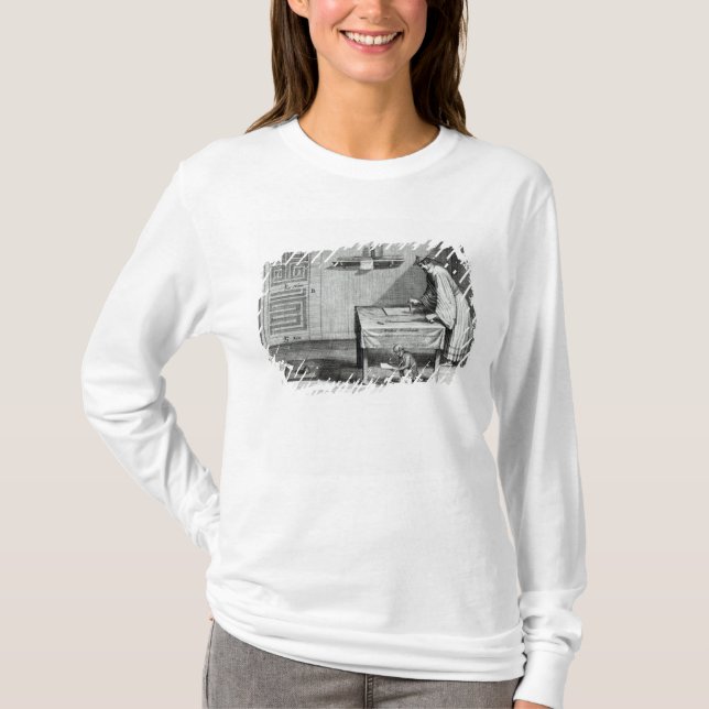 Camiseta Um escrevente chinês (Frente)