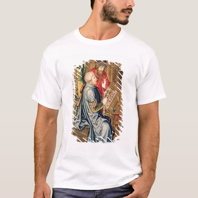 Camiseta Um escrevente escrevendo uma conta (Frente)