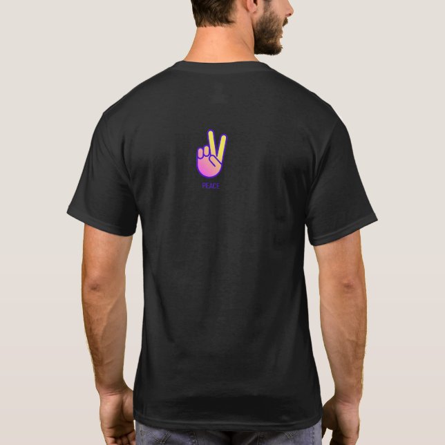 Camiseta Um estado de tranquilidade e de liberdade contra a (Verso)