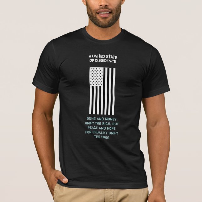 CAMISETA UM ESTADO UNIDO DE DISSIDÊNCIA (Frente)