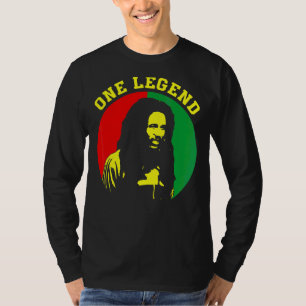 Camiseta Um Estilo De Reggae De Legenda Para Música Reggae