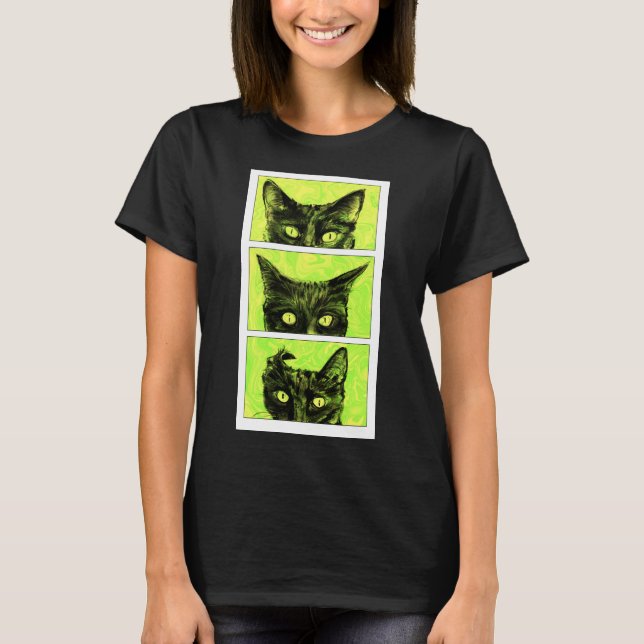 Camiseta Um estudo das orelhas de gato (Frente)