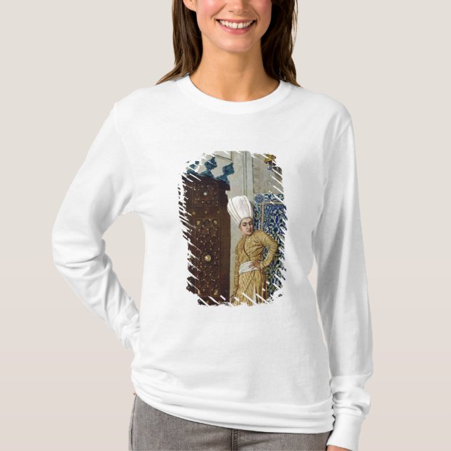 Camiseta Um eunuch antes da porta do harem (Frente)