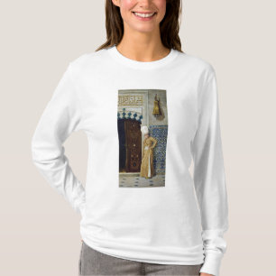 Camiseta Um eunuch antes da porta do harem