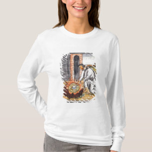 Camiseta Um europeu contratado em fazer um relicário