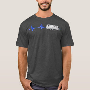 Camiseta Um Excelente Airstream com batimento de neon azul!