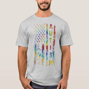 Camiseta Um Excelente de Consciência do Autismo Design com 