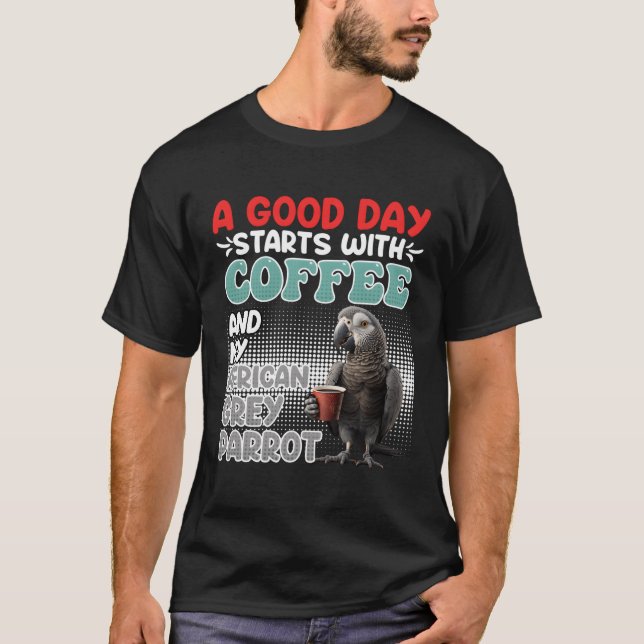 Camiseta Um Excelente De Rua Com Café E Minha Cinza De Papa (Frente)