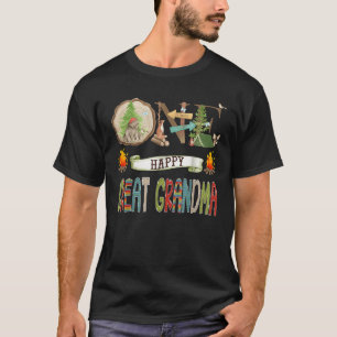 Camiseta Um Excelente Feliz, Avó primeiro aniversario Campi
