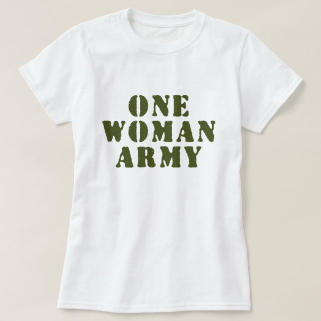 CAMISETA UM EXÉRCITO DE MULHERES (Frente do Design)