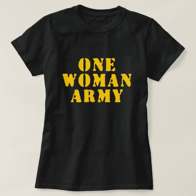 CAMISETA UM EXÉRCITO DE MULHERES (Frente do Design)