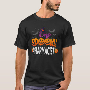 Camiseta Um Farmacêutico Spooky Halloween Presente para Mim