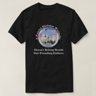Camiseta Um fascista não pertence aos pais fundadores