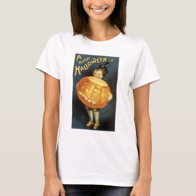 Camiseta Um Feliz Dia das Bruxas (Frente)