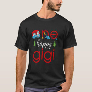 Camiseta Um Feliz Gigi Acampante Aniversário de 1 Ano Acamp