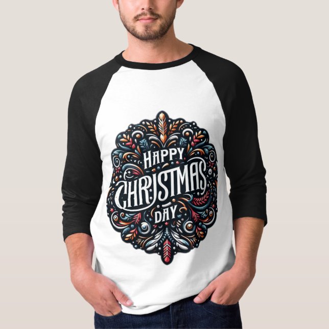Camiseta Um Feliz Momento De Natal (Frente)