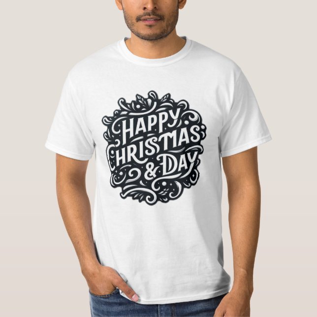 Camiseta Um Feliz Momento De Natal (Frente)