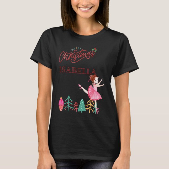 Camiseta Um Feliz Natal Isabella (Frente)