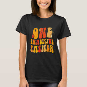 Camiseta Um Feliz Padre Retro, Graças, Groovy Styl