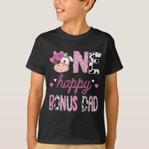 Camiseta Um feliz pai bônus aniversário de 1 ano menina faz