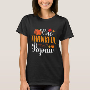 Camiseta Um Feliz Papaw Fall Autumn Pumpkin