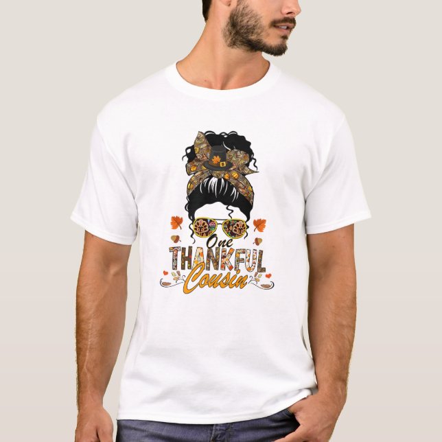 Camiseta Um Feliz Primo Engraçado Mensageiro Caiu outono (Frente)
