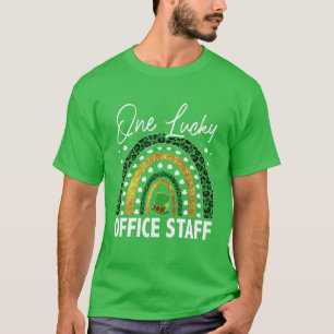 Camiseta Um Funcionarios De Escritório Sortudo, Rua Arco-