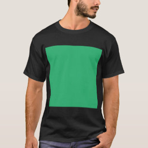 Camiseta um fundo verde com borda branca