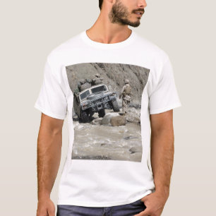 Camiseta Um fuzileiro naval dos E.U. que guia o motorista