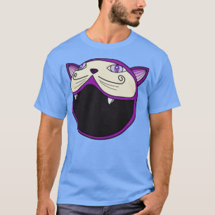 Camiseta Um gato com boca enorme 1