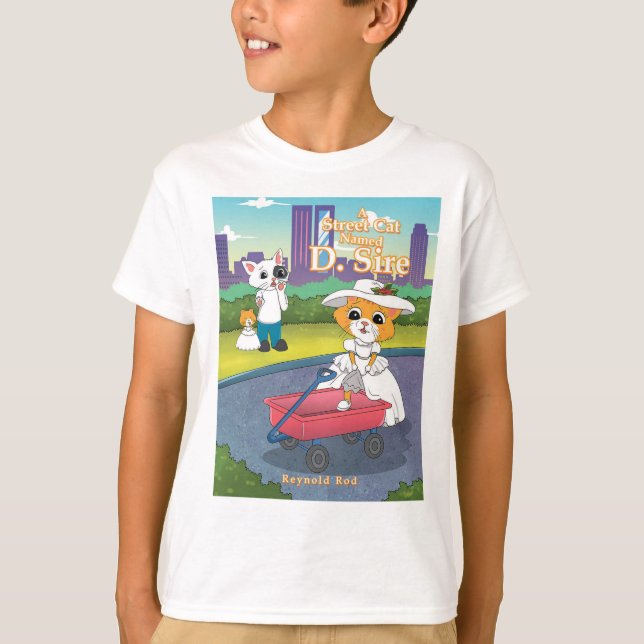 Camiseta Um Gato De Rua Chamado D. T-Shirt de Sire Kid (Frente)