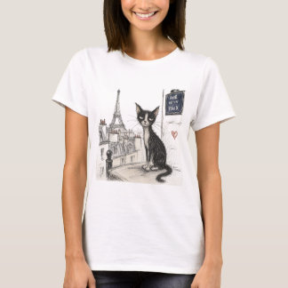 Camiseta UM GATO DESGRenhado EM PARIS