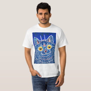 Camiseta Um gato em estilo gótico por Louis Wain