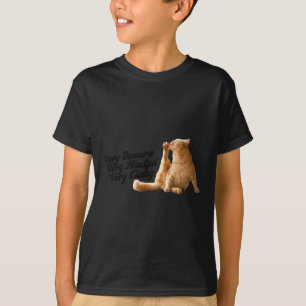 Camiseta Um Gato Engraçado De Cly Mindful
