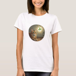Camiseta Um gato engraçado, Teve Que Ser Sua gatinho