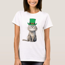 Camiseta Um gato irlandês feliz