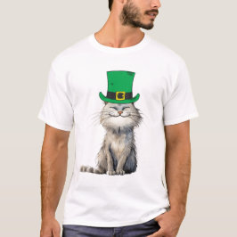 Camiseta Um gato irlandês feliz