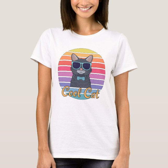 Camiseta Um Gato Legal (Frente)